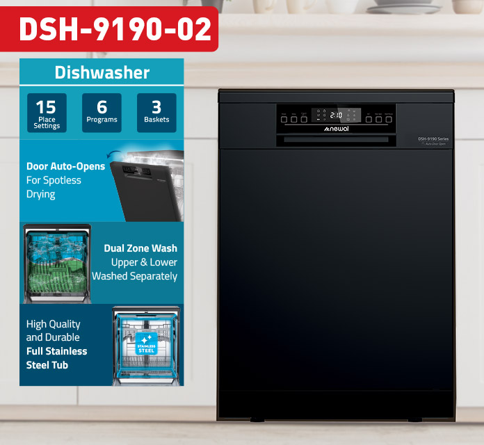 DSH-9190-02 غساله صحون ماركه نوال - الصورة 1