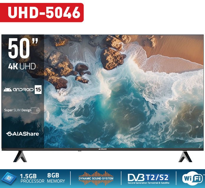 image 4K شاشة 50 بوصة سمارت - الصورة 1