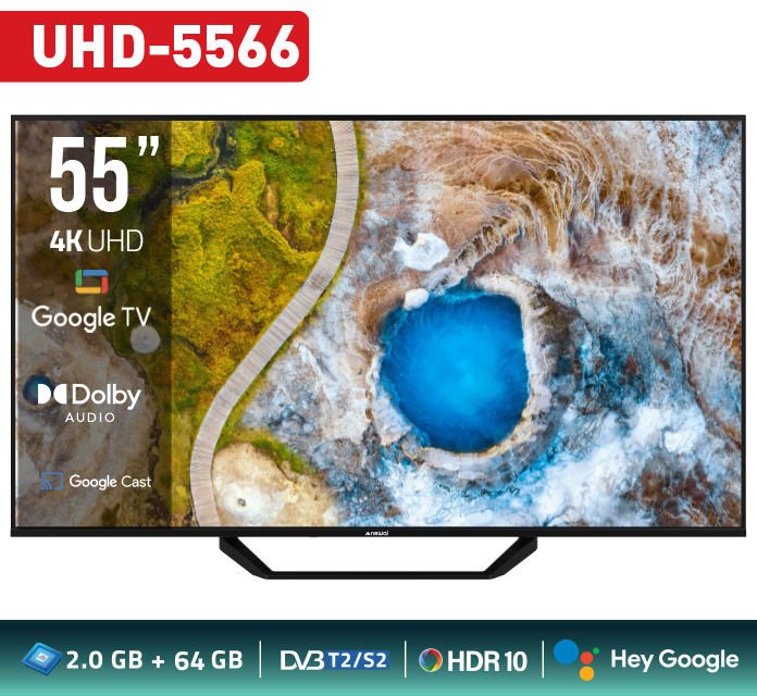 image 4K شاشة 55 بوصة سمارت - الصورة 1